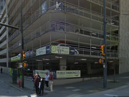 Cheap monthly downtown Vancouver parking at 320 Granville Street