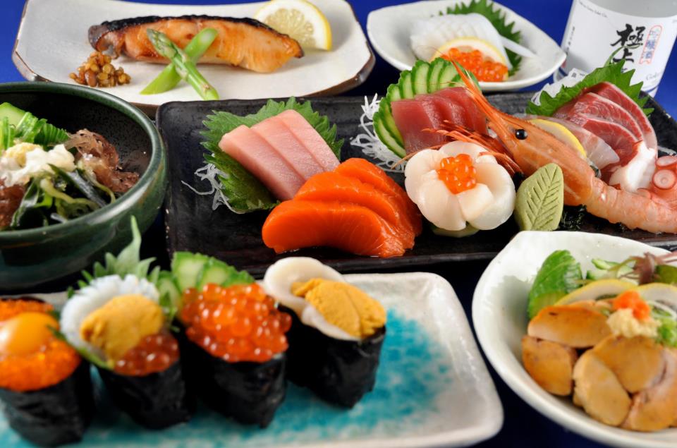 Sushi Vancouver assortment at Ajisai sushi