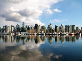 Vancouver Skyline with clouds reflected - Picture of the Day #15