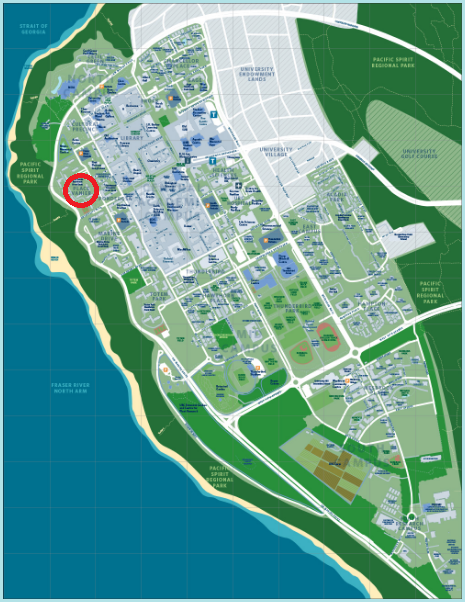 Place Vanier UBC Location